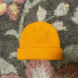 Yellow Knitted Beanie